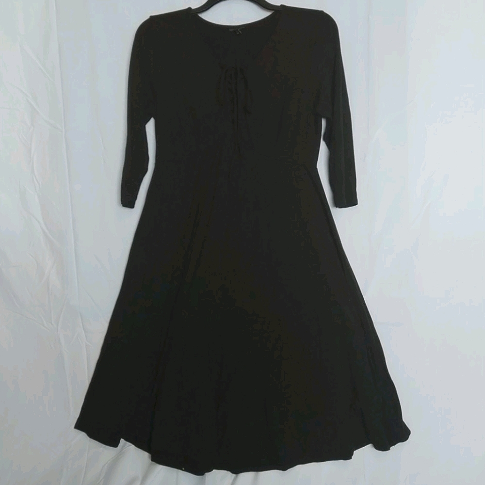 Torrid black midi dress